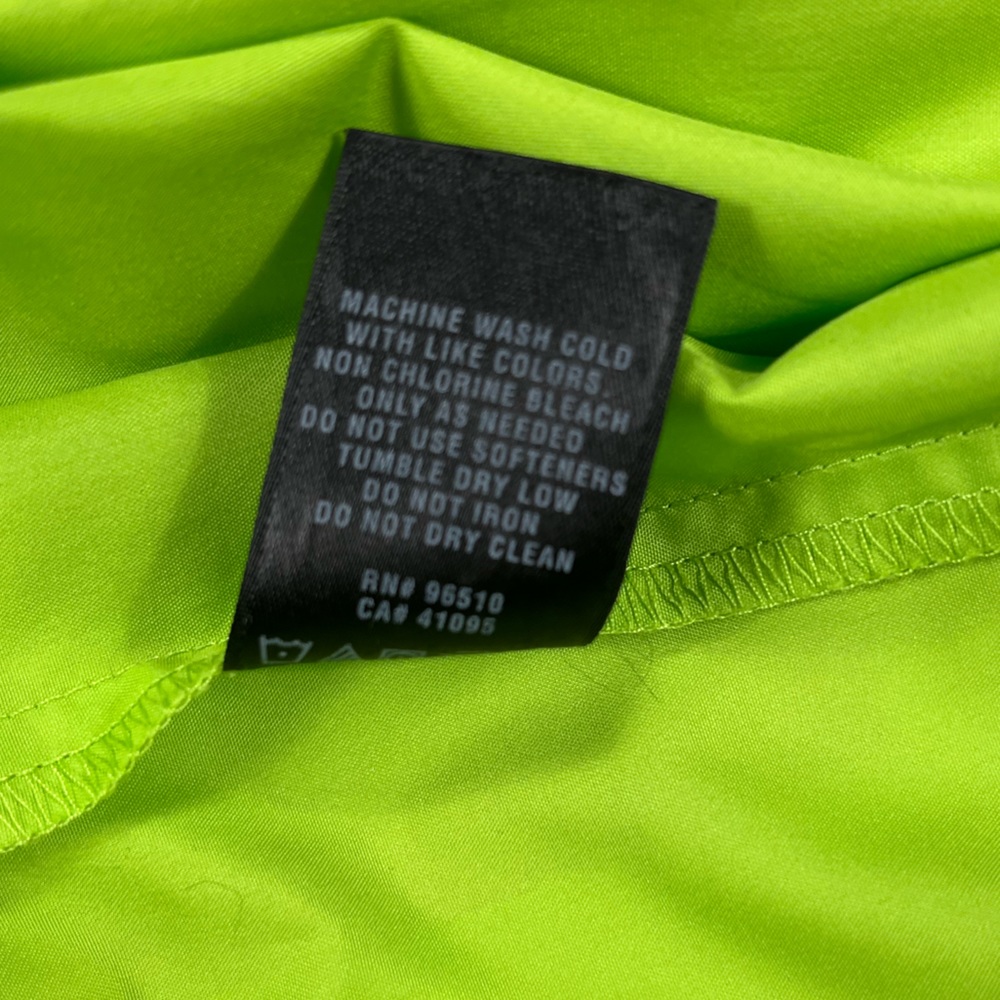 Under Armor Mock Neck Windbreaker Jacket Green Gray Youth XL‎ - Picture 10 of 13